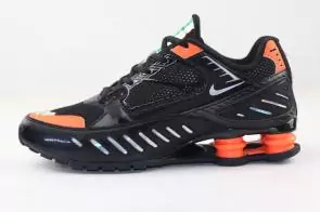 nike shox enigma r4 training chaussures ck2084 001 black orange